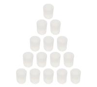 SUPVOX Moules à Glaçons en Silicone 10 Pièces Forme Verre à Shot Blanc, Bac à Glaçons Réutilisable pour Fêtes, Bars Cuisine, Ustensile Pratique et Solide