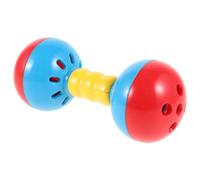 SUPVOX Musical Double Cloche pour Bébé Léger en Plastique, Éveil Cognitif Infantile, à Main pour -né, Développement Motricité Fine, Jeu Éducatif Bébé, Couleur Aléatoire