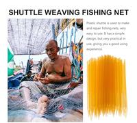 SUPVOX Navettes pour Filet de Pêche 40 Pcs, Outils de Réparation de Filet, Navettes Légères en Plastique, Taille N°4, Couleurs Aléatoires, Kit de Réparation Pratique Couleur Aléatoire