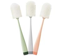 SUPVOX Nettoyant pour Bouteilles 3pcs Brosse à Bouteille Ménagère en Éponge et Plastique, Manche Confortable pour Nettoyage de Mugs et Tasses, pour Anniversaires