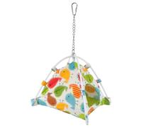 SUPVOX Nid De Perroquet en Tissu Chaud Suspendu, Nichoir Petit Animal 16x12,5x13 Cm, Abri Confortable pour Cage Et Balcon, Adapté Aux Petits Oiseaux De Compagnie