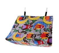 SUPVOX Nid Suspendu pour Perroquet Doux et Lit Triangulaire Chaud Maison pour Perruches Inséparables Calopsittes Adapté à Grandes Espèces