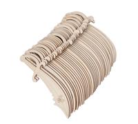 SUPVOX Objets en Bois à Peindre 40 Tranches de Bois Non Finies de Petites Lames de Pirate Kit de Loisirs Créatifs pour Garçon et Filles DIY pour Sculpture et Artisanat