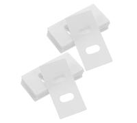 SUPVOX Onglets de Réparation 40 Pièces pour Stores Verticaux en Pet Blanc Résistants à l'usure et Faciles à Installer, Accessoires pour Bureaux et Salons