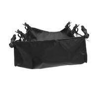 SUPVOX Organisateur de Poussette avec Grand Panier de Rangement Oxford Filet pour Sous Poussette Suspendu Pratique pour Bouteilles et Accessoires Noir