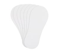 SUPVOX Organisateur Porte-chaussettes Invisibles en Papier Blanc, 100 Pièces, Plaque de Doublure Légère et Réutilisable pour Chaussettes Basses Femme, Rangement Tiroir Ordonné