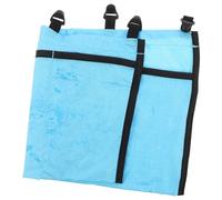 SUPVOX Organisateur Suspendu pour Hamac, Pliable, Nylon Polyester Bleu | Séparateur Interne, Fermeture Élastique, Coutures Renforcées, pour Crochets et Sangles, Randonnée