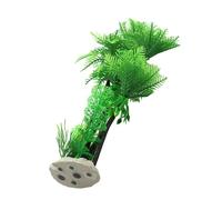 SUPVOX Ornement de Palmier Artificiel Grand pour Aquarium, Décor Paysager Tropical sans Danger pour Poissons, Décoration D’Aquarium Réaliste en Plastique Vert, Habitat Artificiel