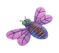 SUPVOX Ornement Mural Abeille Fer Décoration Extérieure Colorée Art Mural Pour Jardin Et Maison Décoration Et Créative Accessoire Pour Embellir Votre Espace