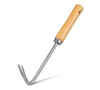 SUPVOX Outil De Désherbage Manuel Jardin avec Manche en Bois Outil pour Ameublir Le Sol Et Extraire Mauvaises Herbes Désherbeur Portable pour Jardinage Extraction Précise des Plantes