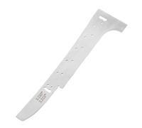 SUPVOX Outils de luthier pour guitare et violon Chevalet en métal argenté Jauge de mesure Règle précise pour les fabricants d'instruments professionnels et amateurs