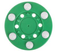 SUPVOX Palets de Hockey sur roulettes D'entraînement en Plastique Vert Lot de 6 Rondelles pour Roller Hockey Compétition et Entraînement sur Piste Stable et Solide