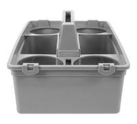 SUPVOX Panier de Nettoyage Portable Compartiments Multiples pour Organiser Vos Fournitures Ménagères Panier Plastique Ergonomique pour Maison et Bureau