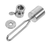 SUPVOX Panier De Rôtisserie Acier Inoxydable Douille De Tige De Brochette Poids De Brochette pour Barbecue Outil Équilibrage De Rôtisserie