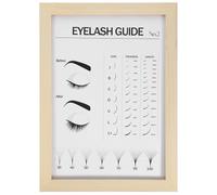 SUPVOX Panneau Affichage pour Cils Design Attractif Tableau Décoratif pour Technicien Extensions Guide Styles de Cils pour Salons de Beauté et Espaces Maquillage