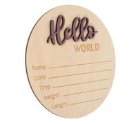 SUPVOX Panneau Annonce de Naissance pour Né Accessoire Photo Pratique et Sécurisé Annonce Design Simple et Texture Finesse