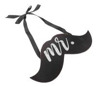SUPVOX Panneau de Porte de Mariage en Bois Décoratif Moustaches Colorées 1 Pièce pour Décorations de Fête Extérieure et Intérieure, Décoration Murale et Porche, Accessoire Original