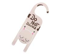 SUPVOX Panneau de Porte Double Face «Ne Pas Déranger» en PVC Résistant à Suspendre pour Hôtel Chambre ou Bureau Panneau D’Avertissement Pratique pour Poignée de Porte