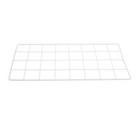 SUPVOX Panneau Mural Grillagé en Métal 40x20 Cm Gris Clair et Blanc Renforcé, Support de Rangement Photos et Cartes Postales, Décoration Murale DIY pour Chambres, Bureaux et Espaces