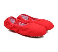 SUPVOX Pantoufles de Ballet Rouge Taille 24 Semelle Souple Antidérapante à Bride Élastique pour Danse Traditionnelle et Jazz Chaussures de Danse Fille Femme