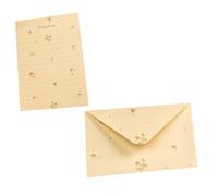 SUPVOX Papier à Lettres Petit Format Motifs Fleurs, Lot de 10 Set de Feuilles et 10 Enveloppes Assorties, Kit Papeterie pour Correspondance Personnelle, Écriture Romantique et Occasions
