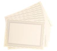 SUPVOX Papier Certificat D’Honneur A4 Lot de 10 Feuilles Vierge pour Diplôme et Lettre de Nomination, Papier D’Impression pour Récompenses Académiques