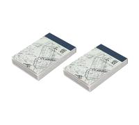 SUPVOX Papier Décoratif Rétro Sulfate pour Scrapbooking, Lot de 2 Sets de Ensembles Environ 100 Feuilles, Papier de Fond Vintage Multicolore pour Matériel de Bricolage et Décoration