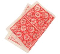 SUPVOX Papier Transfert sous-glaçure pour Céramique et Argile, Autocollant Décalcomanie Rouge Animal Floral, Accessoires DIY Artisanat, Décoration Poterie Traditionnelle, Usage