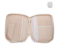 SUPVOX Paquet à Bible pour Femmes avec Poignée, Étui de Rangement à Fermeture Éclair Double, Pochette Intérieure pour Écritures Sacrées, Paquet à Livres Coraniques 28 Cm, Organisé