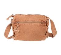 SUPVOX Paquet Bandoulière Femme en Toile Denim Rétro Grosse Capacité avec Multiples Compartiments Léger et Résistant Paquet Cabas Pratique pour Shopping et Usage Quotidien Couleur