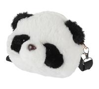 SUPVOX Paquet Bandoulière pour Filles en Peluche Douce de Panda Paquet de Loisirs Mignon 1 Pièce Animal Polyvalent Joli Féminin pour Sorties et Présents