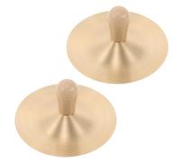 SUPVOX Paquet de 1 Paire de Petites Cymbales à Doigts en Cuivre pour Garçon et Filles Instrument de Percussion Traditionnel à Main pour Écoles Maternelles et Spectacles de