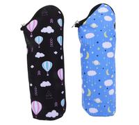 SUPVOX Paquet Isotherme Garde Chaud ou Froid 2pcs pour Biberon Bébé en Polyester 3 à 4 Heures pour Sorties en Plein Air et Repas Quotidiens