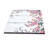 SUPVOX Paravent Asiatique Pliant en Acrylique Transparent, Écran de Bureau Chinois Décoratif Miroir, Séparateur de Pièce Feng Shui pour Dortoir ou Studio, Ornement de Table Unique, 1