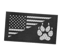 SUPVOX Patch Brodé pour Harnais Chien Décoration Polyvalente pour Gilets et Colliers Compatible Accessoires Animaux Facile à Nettoyer Fixer pour Chiens Moyens et Grands