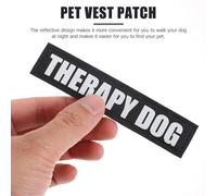 SUPVOX Patchs Réfléchissants pour Gilets De Chien Fixation Magique, Matériau PU Solide, Visibilité Nocturne Améliorée, Compatibles Harnais Et Gilets, pour Nocturnes