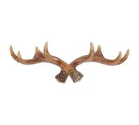 SUPVOX Patère Murale Décorative en Résine Forme Bois de Cerf, Crochet Mural Multifonctionnel Petit Modèle Couleur Foncée, pour Manteau, Chapeau et Porte-clés, Rangement Maison Vintage