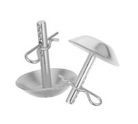 SUPVOX Patins De Déneigement Antidérapants en Métal Réglables Accessoires pour Lot De 2 Set De Pièces De Rechange Sécurité Améliorée Installation Rapide Entretien