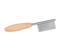 SUPVOX Peigne de Toilettage Compact pour Chien et Chat, Résistant à L'usure, Structure Ergonomique en Bois et Métal, Accessoire pour Usage Quotidien