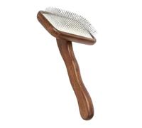 SUPVOX Peigne de Toilettage pour Animaux Bois Massage Antidérapant pour Chat et Chien Élimine Poils Morts et Pellicules Soins pour Poils Courts et Longs Usage Quotidien