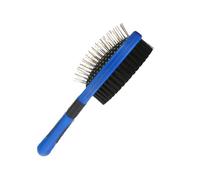 SUPVOX Peigne Double Face pour Animaux Brosse Toilettage Chat et Chien Outil Massage et Élimination Poils Morts Bleu pour Chats Intérieur et Chiots