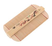 SUPVOX Peigne en Bambou Vintage à Dents Ultra-denses Double Face pour Soin Doux du Cuir Chevelu et Démêlage des Cheveux des Garçon et Filles