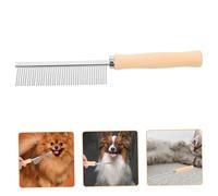 SUPVOX Peigne pour Animaux à Dents Inox pour Enlever Poils Morts et Nœuds Confortable et Adapté Chiens et Chats