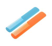 SUPVOX Peignes pour Bébé Dents Rondes 2 Pièces Abs Doux Sûr Garçon et Filles -nés Soins Cuir Chevelu Massage Voyage