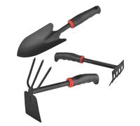 SUPVOX Pelle De Jardinage Fer Râteau Et Binette Double Face Outils à Main avec Poignées Antidérapantes pour Jardinage Maison Balcon