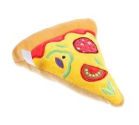 SUPVOX Peluche Chien Forme de Hamburger Squeaky Interactive pour Chiots Anxiété et Amusement Durable