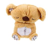 SUPVOX Peluche Koala Musicale Apaisante avec Effet Respiration Confortable pour Sommeil Garçon Fille Adapté et Tout Petits Doudou Lavable sans Piles et Réduit Bruit