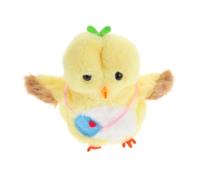 SUPVOX Peluche Poule Éducative Enregistrable Peluche Animal Adorable pour Garçon Fille Surface Douce et Sûre Stimule Communication et Imagination sans Piles