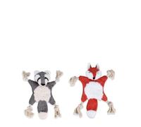 SUPVOX Peluche pour Chien et Chat à Mâcher Sonore et Éducatif Interactif Anti-anxiété pour Chiots et Animaux de Compagnie Ours