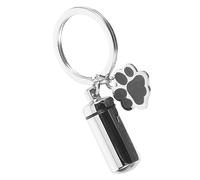 SUPVOX Pendentif en Forme Durne Funéraire pour Animaux De Compagnie Mini Urne pour Cendres Porte-clés en Métal Décoration Réconfortante pour La Perte Dun Animal De Compagnie